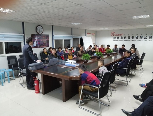 預防為主，從我做起——有色鉑金城小區(qū)開展業(yè)主消防知識講座